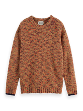 SCOTCH AND SODA Chunky Slub Dropped Shoulder Pullover - Gravity NYC